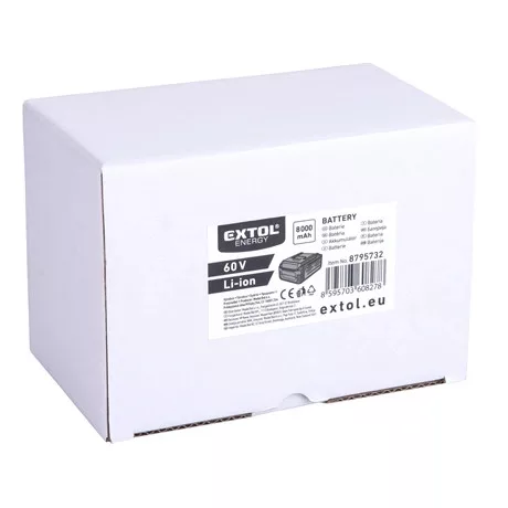 Extol Industrial AKKU 60V, LI-ION, 8000MAH 8795732
