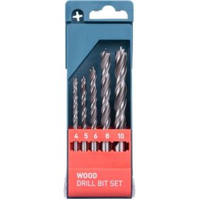   Extol Premium FAFÚRÓ KÉSZLET, RÖVID, 5 DB-OS, NORMÁL BEFOGÁS, MŰANYAG DOBOZBAN 8801220