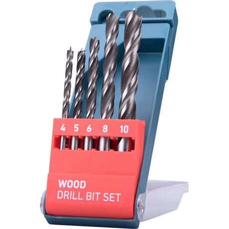 Extol Premium FAFÚRÓ KÉSZLET, RÖVID, 5 DB-OS, NORMÁL BEFOGÁS, MŰANYAG DOBOZBAN 8801220