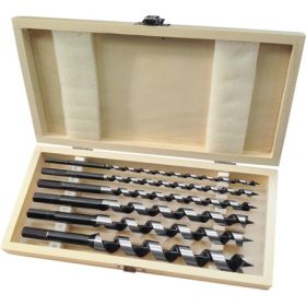   Extol Premium FAFÚRÓ KÉSZLET CSAVAROS HEGGYEL, HATSZÖG BEFOGÁS, FA DOBOZBAN, 6DB-OS 8801290