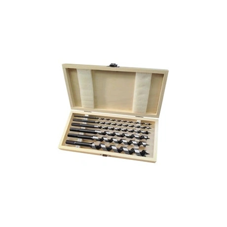 Extol Premium FAFÚRÓ KÉSZLET CSAVAROS HEGGYEL, HATSZÖG BEFOGÁS, FA DOBOZBAN, 6DB-OS 8801290