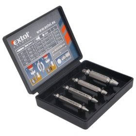   Extol Premium TÖRTCSAVAR KISZEDŐ KÉSZLET 4DB (2,7-3,5-4,0-6,0 MM)×51MM, HSS 8801842