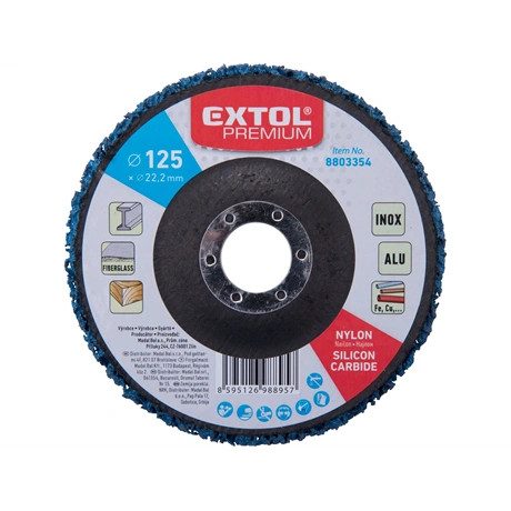 Extol Premium CSISZOLÓKORONG SAROKCSISZOLÓHOZ, 125MM, 14 MM VASTAGSÁG 8803354