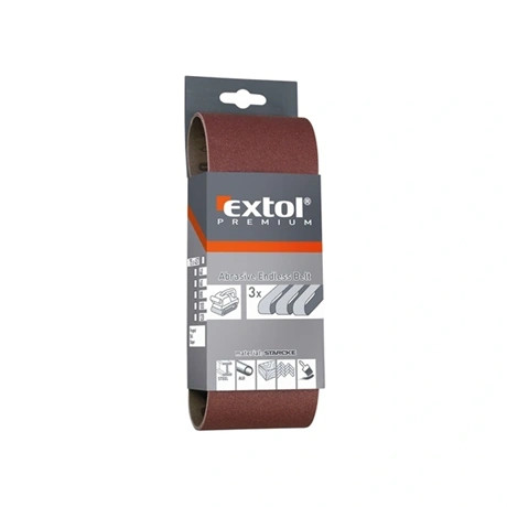 Extol Premium CSISZOLÓSZALAG KÉSZLET 75×533MM 3 DB P120 8803532