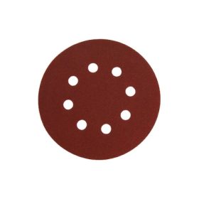   Extol Premium CSISZOLÓKORONG VÁSZON, LYUKAS 10DB, 125MM, 8 DB LYUKKAL, P80-AS, TÉPŐZÁRAS 8803563