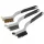 Extol Premium DRÓTKEFE, 3 DB: NYLON-, RÉZ- ÉS ROZSDAMENTES ACÉL SZÁL, 3X8 SOR, 180MM 8803901