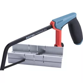   Extol Premium FÉMFŰRÉSZ, 150MM, ACÉL VÁZ, ABS/TPR GUMIS MARKOLAT ALU GÉRVÁGÓ LÁDÁVAL 8812111