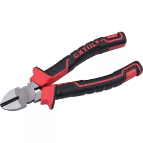  Extol Premium OLDALCSÍPŐ FOGÓ, 160MM, DUÁL VÖRÖS/FEKETE, TPR NYÉL, AKASZTÓS SZERSZÁMTARTÓ 8813186