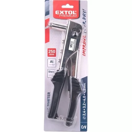 Extol Premium POPSZEGECSHÚZÓ FOGÓ, 2,4-3,2-4-4,8MM, TÜV/GS 6500N HÚZÓERŐ, 250MM 8813720