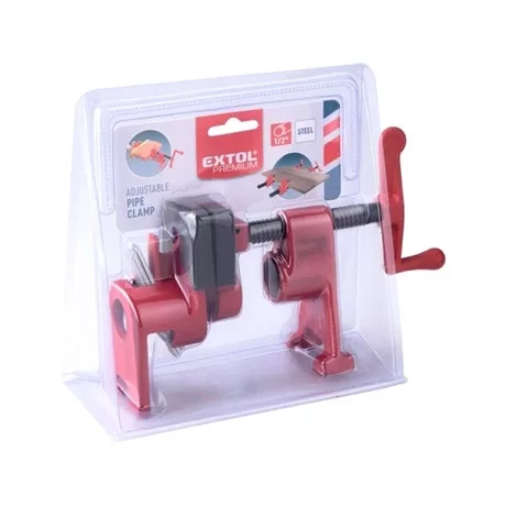 Extol Premium CSŐTENGELYES SZORÍTÓ (TÁBLÁSÍTÓ / CSAVAROS ASZTALOS CSŐSZORÍTÓ) , 1/2" 8815402