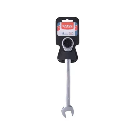 Extol Premium RACSNIS CSILLAG-VILLÁS KULCS 19MM CRV. 72 FOGGAL, 1 IRÁNYÚ FORGÁS, 8816119