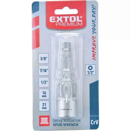 Extol Premium RADIÁTOR KULCS (LÉPCSŐS- VAGY CAFNI KULCS) BEFOGÁS: 1/2" 8816200