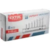 Extol Premium CSŐKULCS KÉSZLET, 10DB (8 CSŐKULCS+2 HAJTÓVAS), CRV., 6-22MM 8816370