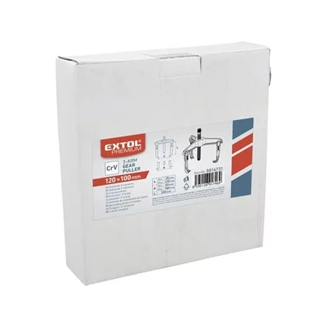 Extol Premium CSAPÁGYLEHÚZÓ, 3 KARMÚ, 120×100MM 8816731