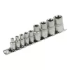 Extol Premium DUGÓFEJ KÉSZLET, E-TORX; 1/4"×5DB, 1/2"×4DB, TARTÓ SÍNEN 8818114