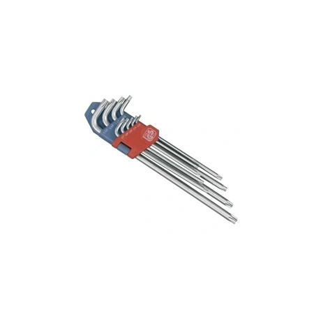 Extol Premium TORX KULCS KÉSZLET 9DB, EXTRA HOSSZÚ, T10-T50 8819412