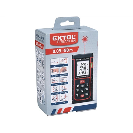 Extol Premium LÉZERES TÁVOLSÁGMÉRŐ 8820043