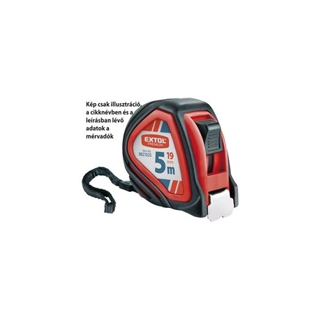 Extol Premium MÉRŐSZALAG, GUMÍROZOTT, 1 STOPPOS, 7,5MX25MM 8821027