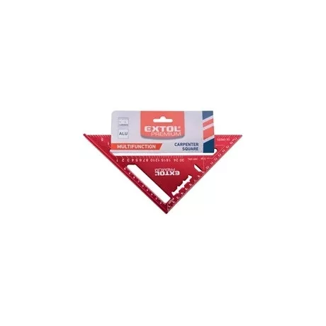 Extol Premium ASZTALOS DERÉKSZÖG, 180 MM, ALU, MM BEOSZTÁS, 0-90° FERDE BEOSZTÁS 8825100