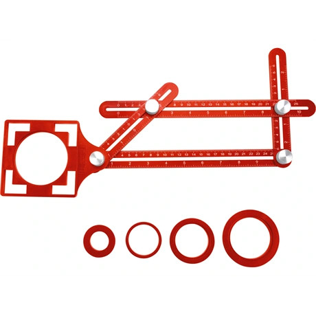 Extol Premium NÉGYOLDALÚ VONALZÓ (SZÖGMÁSOLÓ,SZÖGSABLON), 250×120 MM, ALU 8825122