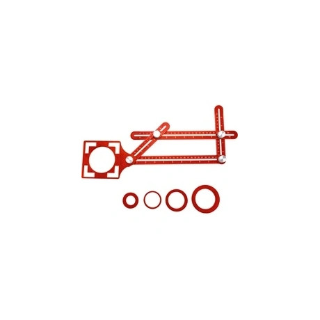 Extol Premium NÉGYOLDALÚ VONALZÓ (SZÖGMÁSOLÓ,SZÖGSABLON), 250×120 MM, ALU 8825122