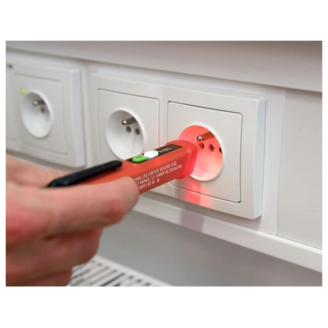 Extol Premium FÁZISKERESŐ, ÉRINTÉS NÉLKÜLI 12-1000V AC, 156 MM 8831202