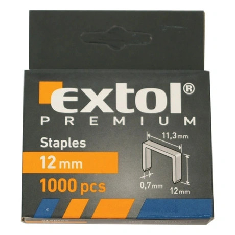 Extol Premium TŰZŐGÉPKAPOCS (11,3×0,52×0,7), 12MM, 1000DB 8852504