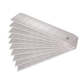   Extol Premium PÓTPENGE TAPÉTAVÁGÓ KÉSHEZ, 10 DB, 25X126X0,7 MM, TÖRHETŐ, SK4 ACÉL, HRC >64 8855093