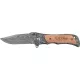 Extol Premium ZSEBKÉS (BICSKA), ROZSDAMENTES ACÉL PENGE DAMASZK MINTÁVAL, FA BETÉTES NYÉL 8855121