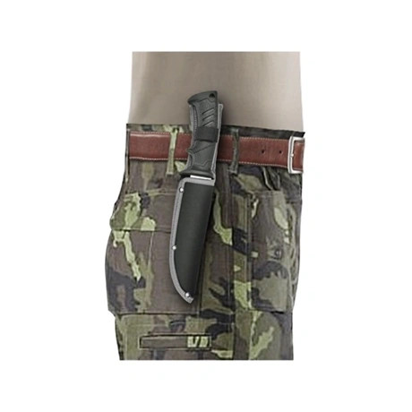 Extol Premium VADÁSZ- ÉS TÚRAKÉS, 3CR13 ROZSDAMENTES ACÉL PENGE, MŰANYAG NYÉL, NYLON TOK 8855322