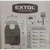 Extol Premium BIZTONSÁGI LAKAT, FESTETT, VÍZÁLLÓ, 4DB KULCS; 60MM 8857760