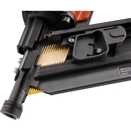 Extol Premium PNEUMATIKUS SZÖGBELÖVŐ GÉP, SZALAGTÁRAS SZEGEKHEZ, 1/4" 8865042