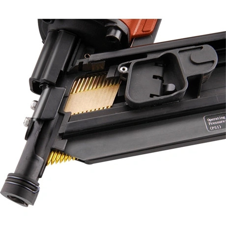 Extol Premium PNEUMATIKUS SZÖGBELÖVŐ GÉP, SZALAGTÁRAS SZEGEKHEZ, 1/4" 8865042