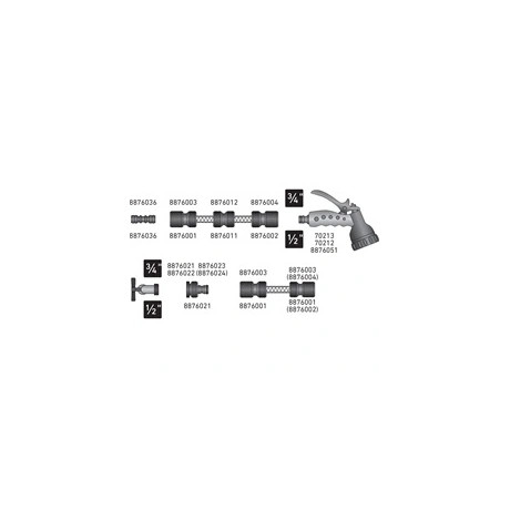 Extol Premium KERTI KIFOLYÓCSAP, RÉZ, TÖMLŐVÉGES, 3/4" 8876061