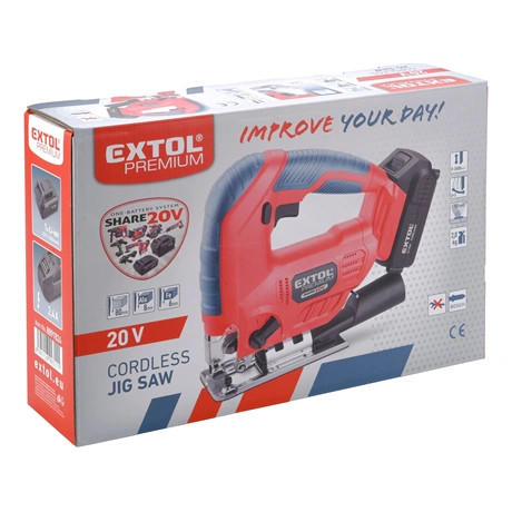 Extol Premium DEKOPÍRFŰRÉSZ AKKUS 20V 2000MAH LI-ION 1DB AKKU+TÖLTŐ 8891824