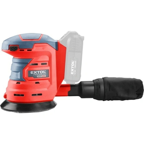 Extol Premium ROTÁCIÓS AKKUS EXCENTRIKUS CSISZOLÓ 20V LI-ION 125 MM AKKU ÉS TÖLTŐ NÉLKÜL 8891847