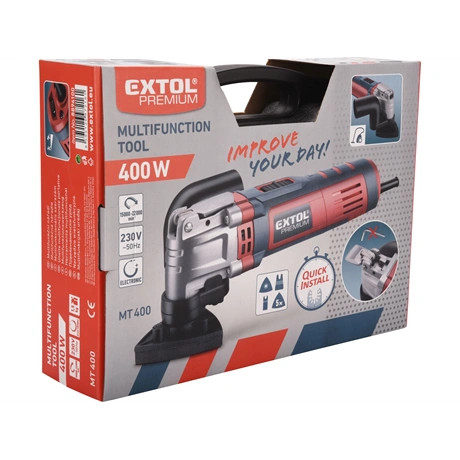 Extol Premium MULTIFUNKCIÓS SZERSZÁMGÉP, 400W, 5 DB CSERÉLHETŐ FEJ 8894100