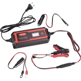   Extol Premium AKKUTÖLTŐ, AUTÓS, MIKROPROCESSZOROS, INTELLIGENS, 2/4 AMP, DC 12V/6V 8897302