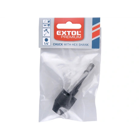 Extol Premium TOKMÁNY AKKUS ÜTVECSAVAROZÓKHOZ 0.3-6.5MM 1/4" HATSZÖG CSATLAKOZÁS 8898003