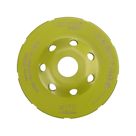 Extol Craft GYÉMÁNTCSISZOLÓ KORONG; 115MM×22,2MM, KÉTSOROS 903024