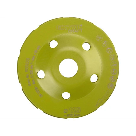 Extol Craft GYÉMÁNTCSISZOLÓ KORONG, 125MM×22,2MM, KÉTSOROS 903025