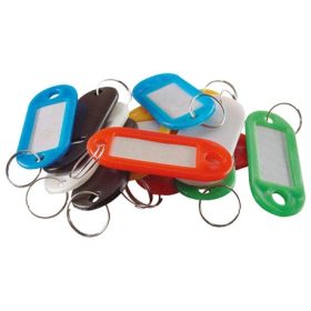   Extol Craft KULCSCIMKE 12DB, SZÍNES MŰANYAG, CÍMKE HELLYEL 9398