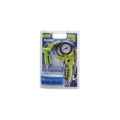 Extol Craft LÉGKOMPRESSZOR TARTOZÉK SZETT, 3DB, 1/4" GYORSCSATLAKOZÓ 99302