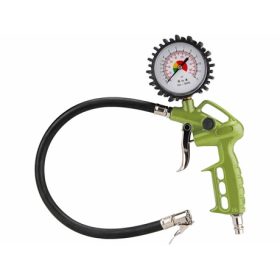   Extol Craft GUMIABRONCS FÚVATÓ PISZTOLY 40CM, NYOMÓTÖMLŐVEL, NYOMÁSMÉRŐVEL, 8 BAR 99312