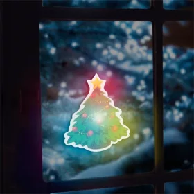   Family Christmas ABLAKDEKORÁCIÓ KARÁCSONYFA, RGB LED 56513A