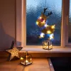 Family Christmas ABLAKDEKORÁCIÓ RÉNSZARVAS, LED-ES PVC 56530C
