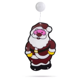   Family Christmas ABLAKDEKORÁCIÓ MIKULÁS, LED-ES PVC 56530E