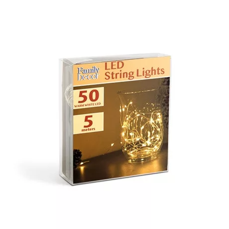 Family Decor LED FÉNYFÜZÉR 5 M MELEGFEHÉR 58041A