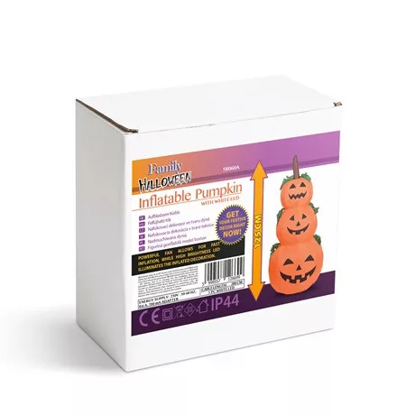 Family Halloween FELFÚJHATÓ TÖK, 125 CM, IP44 58060A