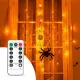 Family Halloween PÓKHÁLÓ FÉNYFÜGGÖNY PÓKKAL,  60 DB LED, USB 58150
